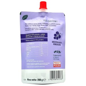 OWOLOVO Porzeczkowo Mus jabłkowo-porzeczkowy 200 g